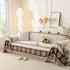 Thick Jacquard Couch Cover for Sectional Sofas, Cozy Washable Sofa Cover Throw Blanket