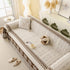 Thick Jacquard Couch Cover for Sectional Sofas, Cozy Washable Sofa Cover Throw Blanket