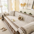 Thick Jacquard Couch Cover for Sectional Sofas, Cozy Washable Sofa Cover Throw Blanket