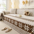 Thick Jacquard Couch Cover for Sectional Sofas, Cozy Washable Sofa Cover Throw Blanket