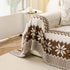 Thick Jacquard Couch Cover for Sectional Sofas, Cozy Washable Sofa Cover Throw Blanket