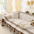 Thick Jacquard Couch Cover for Sectional Sofas, Cozy Washable Sofa Cover Throw Blanket