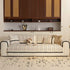 Textured Striped Sofa Cover with Plush Trim, Non-Slip Couch Protector Sectional Covers