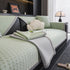Houndstooth Ice Silk Breathable Sofa Cover, Modern Non-Slip Summer Couch Protector