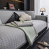 Houndstooth Ice Silk Breathable Sofa Cover, Modern Non-Slip Summer Couch Protector