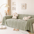 Modern 3D Water Ripple Sofa Cover, Non-Shedding Cream Style Furniture Protector Throw