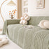 Modern 3D Water Ripple Sofa Cover, Non-Shedding Cream Style Furniture Protector Throw