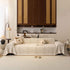 Luxury Elegant Chenille Sofa Throw Cover with Floral Embroidered Lace & Pom-Pom Trim