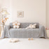 Modern 3D Water Ripple Sofa Cover, Non-Shedding Cream Style Furniture Protector Throw