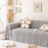 Modern 3D Water Ripple Sofa Cover, Non-Shedding Cream Style Furniture Protector Throw