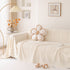 Modern 3D Water Ripple Sofa Cover, Non-Shedding Cream Style Furniture Protector Throw