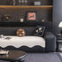 Chenille Couch Cover with Scalloped Edge, Non-Slip Modular Slipcover Sectional