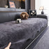 Chenille Couch Cover with Scalloped Edge, Non-Slip Modular Slipcover Sectional