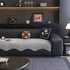 Chenille Couch Cover with Scalloped Edge, Non-Slip Modular Slipcover Sectional