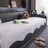 Chenille Couch Cover with Scalloped Edge, Non-Slip Modular Slipcover Sectional