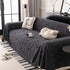 Thick Plush Sofa Cover Throw for Couch, 3D Textured Herringbone Washable Slipcover