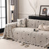 Thick Plush Sofa Cover Throw for Couch, 3D Textured Herringbone Washable Slipcover