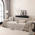 Thick Plush Sofa Cover Throw for Couch, 3D Textured Herringbone Washable Slipcover