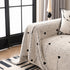 Thick Plush Sofa Cover Throw for Couch, 3D Textured Herringbone Washable Slipcover