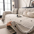 Thick Plush Sofa Cover Throw for Couch, 3D Textured Herringbone Washable Slipcover