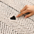 Thick Plush Sofa Cover Throw for Couch, 3D Textured Herringbone Washable Slipcover
