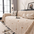 Thick Plush Sofa Cover Throw for Couch, 3D Textured Herringbone Washable Slipcover