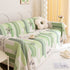Chenille Sofa Cover Throw, Smile Couch Cover Blanket Throws for Couches, Soft Sofa Towel