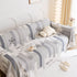 Chenille Sofa Cover Throw, Smile Couch Cover Blanket Throws for Couches, Soft Sofa Towel