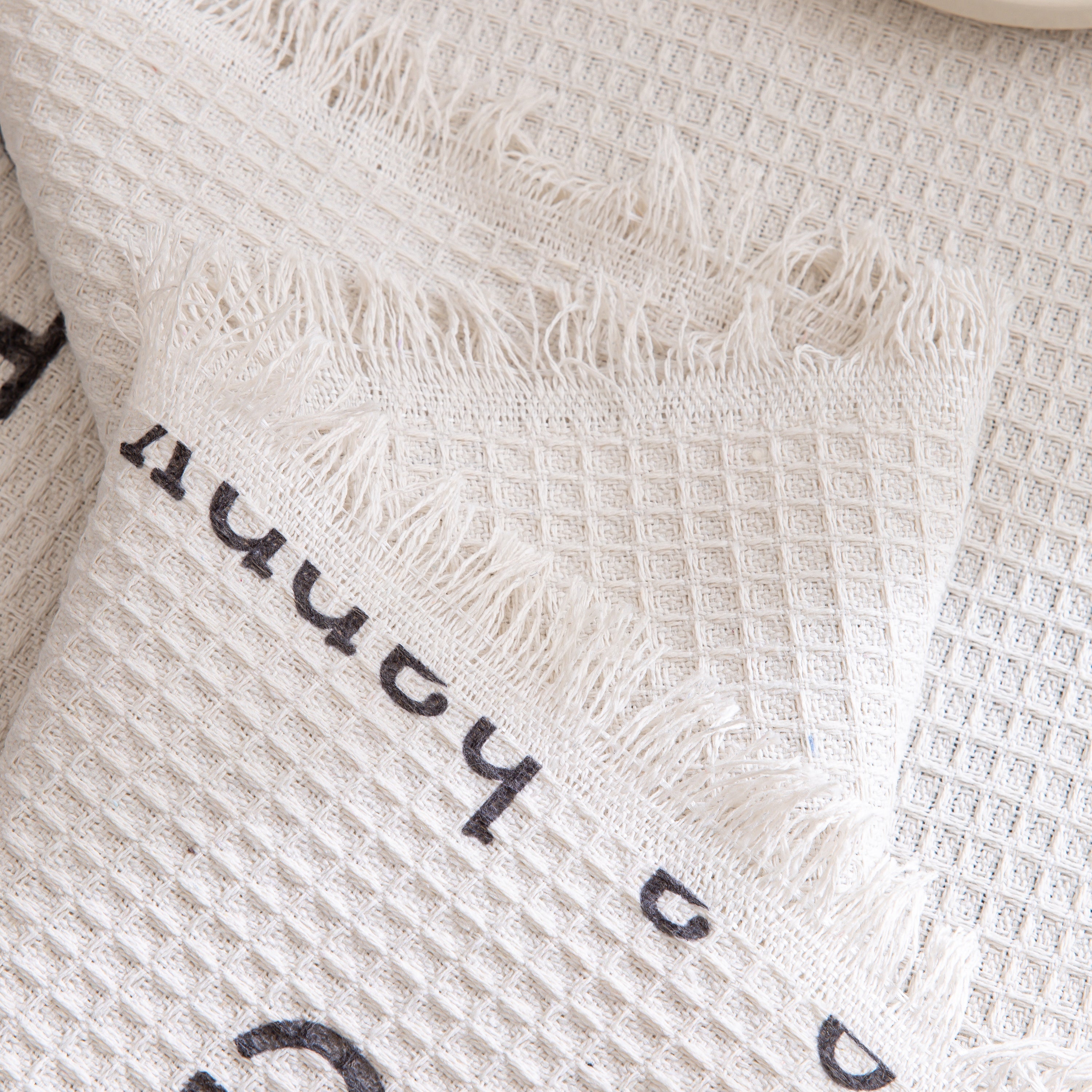 Chenille Sofa Cover Throw, Smile Couch Cover Blanket Throws for Couches, Soft Sofa Towel