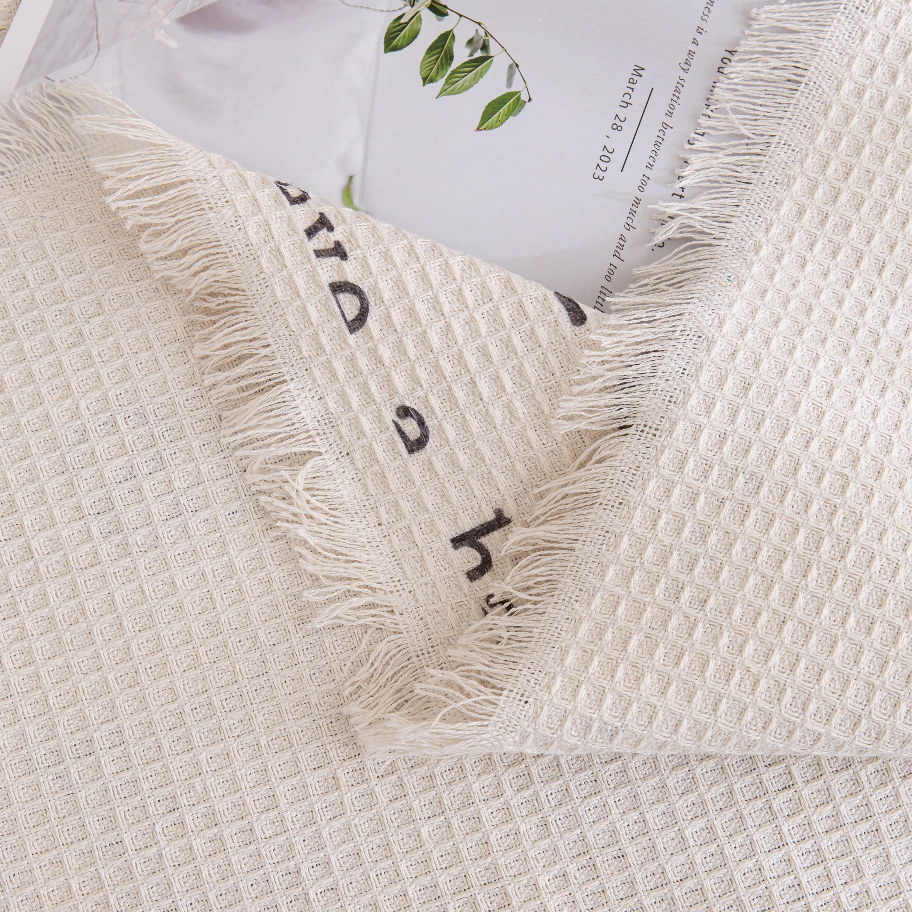 Chenille Sofa Cover Throw, Smile Couch Cover Blanket Throws for Couches, Soft Sofa Towel