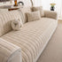Plush Sofa Protector, Soft Couch Cover with Silicone Non-Slip Backing for Pets & Kids