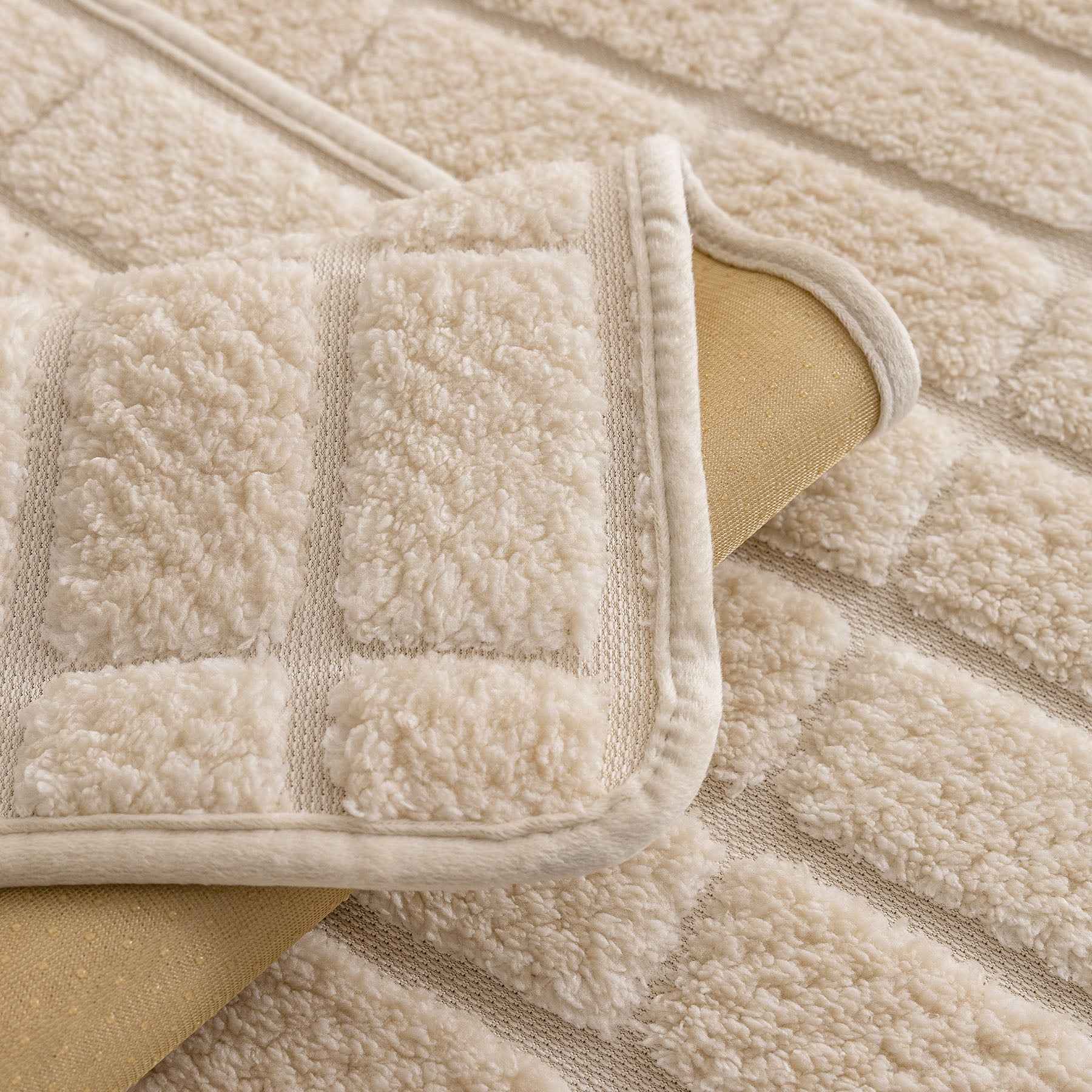 Plush Sofa Protector, Soft Couch Cover with Silicone Non-Slip Backing for Pets & Kids