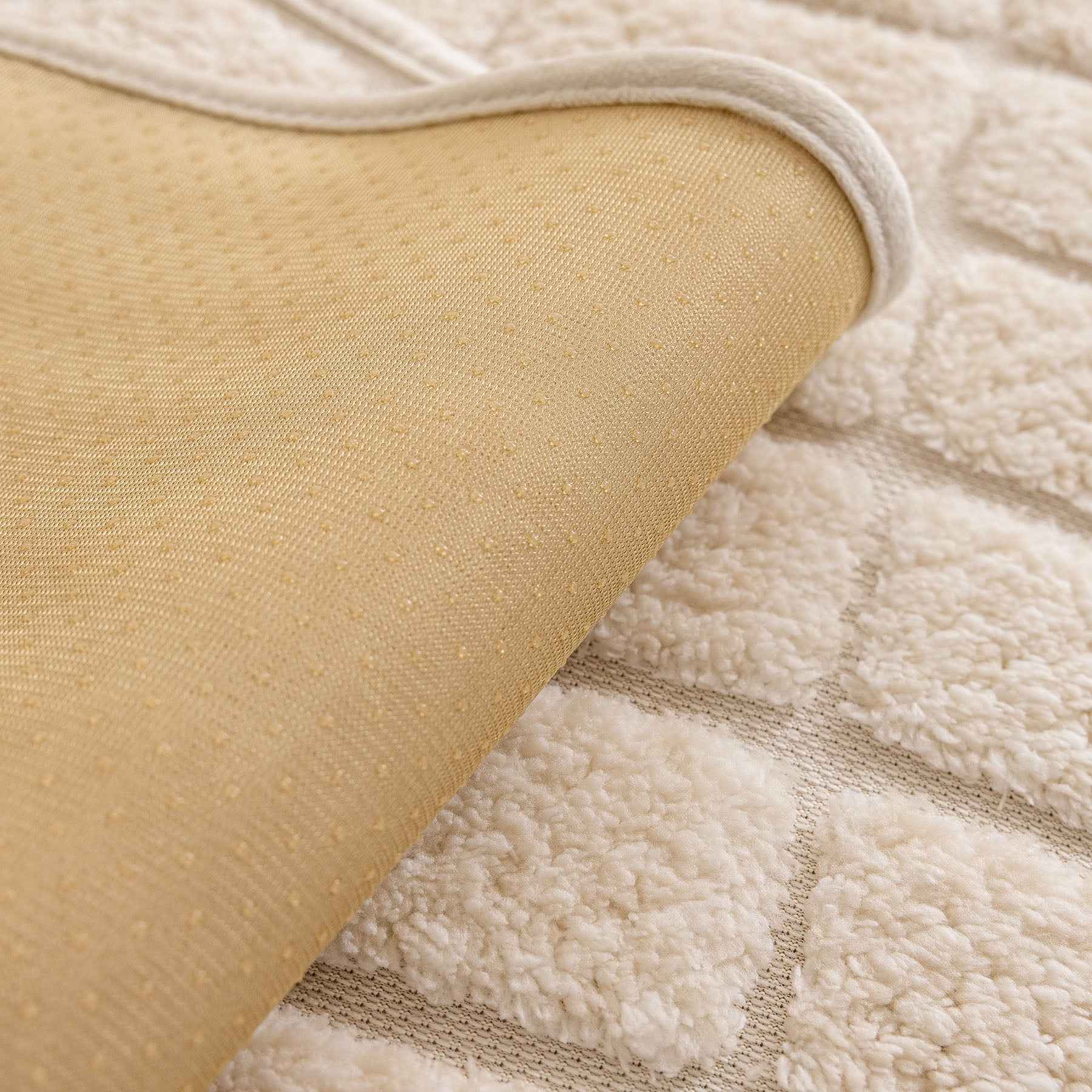 Plush Sofa Protector, Soft Couch Cover with Silicone Non-Slip Backing for Pets & Kids