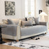 Baroque Sofa Cover – Quilted Cotton, Non-Slip, Washable with Ornate Embroidery