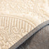 Baroque Sofa Cover – Quilted Cotton, Non-Slip, Washable with Ornate Embroidery