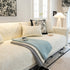 Baroque Floral Quilted Cotton Sofa Cover, Non-Slip Washable Couch Protector