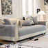 Baroque Floral Quilted Cotton Sofa Cover, Non-Slip Washable Couch Protector