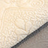 Baroque Floral Quilted Cotton Sofa Cover, Non-Slip Washable Couch Protector
