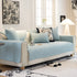 Baroque Floral Quilted Cotton Sofa Cover, Non-Slip Washable Couch Protector