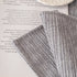 Plush Solid Color Striped L-Shaped Sofa Slipcovers, Washable Non-Slip Textured Furniture Covers