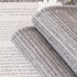 Plush Solid Color Striped L-Shaped Sofa Slipcovers, Washable Non-Slip Textured Furniture Covers