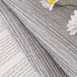 Plush Solid Color Striped L-Shaped Sofa Slipcovers, Washable Non-Slip Textured Furniture Covers