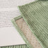 Plush Solid Color Striped L-Shaped Sofa Slipcovers, Washable Non-Slip Textured Furniture Covers