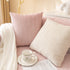 Plush Solid Color Striped L-Shaped Sofa Slipcovers, Washable Non-Slip Textured Furniture Covers