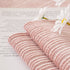 Plush Solid Color Striped L-Shaped Sofa Slipcovers, Washable Non-Slip Textured Furniture Covers