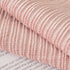 Plush Solid Color Striped L-Shaped Sofa Slipcovers, Washable Non-Slip Textured Furniture Covers