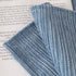 Plush Solid Color Striped L-Shaped Sofa Slipcovers, Washable Non-Slip Textured Furniture Covers