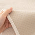 Plush Solid Color Striped L-Shaped Sofa Slipcovers, Washable Non-Slip Textured Furniture Covers
