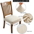 TaroTextile Stretch Dining Chair Slipcovers - Set of 4/6 | Spill Resistant Kitchen Chair Covers