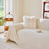 Thick Plush Non-Slip Sofa Throw Cover, Warm Soft Faux Fur Couch Protector for Winter